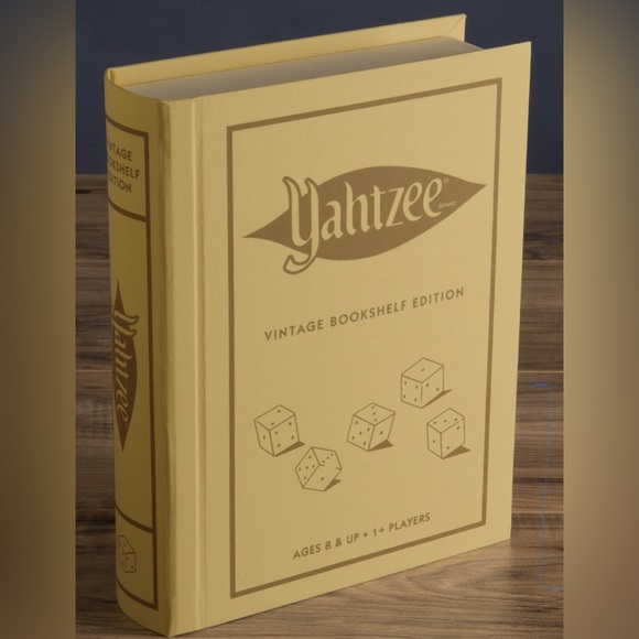Hasbro Games Copy New Yahtzee Vintage Bookshelf Edition Game Poshmark